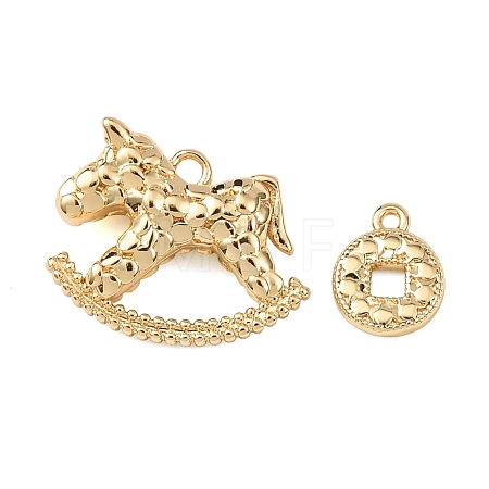 Brass Pendants KK-B184-02G-1