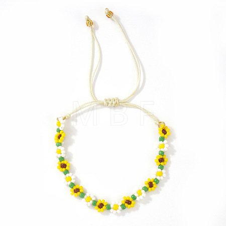Handmade Plastic Beaded Link Bracelets CB6156-3-1