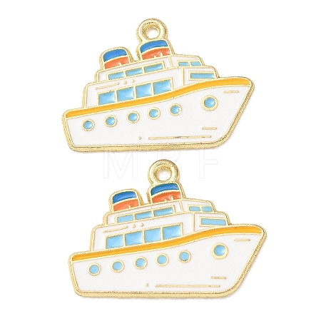 Ocean Alloy Enamel Pendants ENAM-B041-01P-1