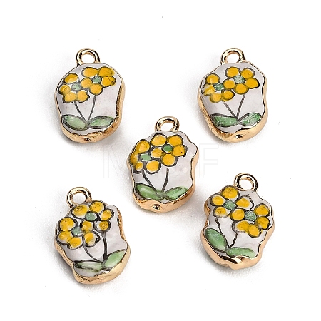 Handmade Porcelain with Brass Pendants PR-CBAB520-12G-1