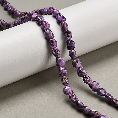 Synthetic Turquoise Beads Strands TURQ-F019-02E-1
