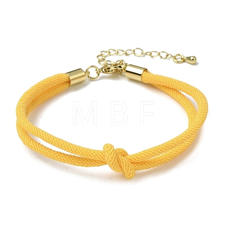 3MM Round Nylon Braided Cord Bracelet Making FB-CBAA152-03G-38-1
