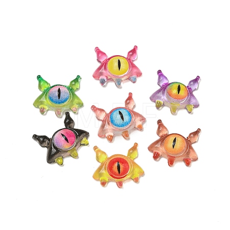 Halloween Translucent Resin Decoden Cabochons CRES-I035-12-1