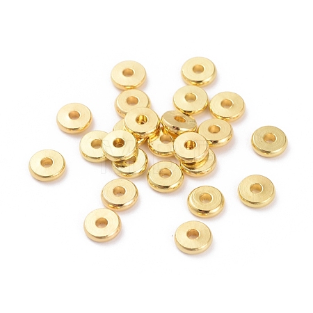 Brass Spacer Beads KK-E357-6mm-G-1