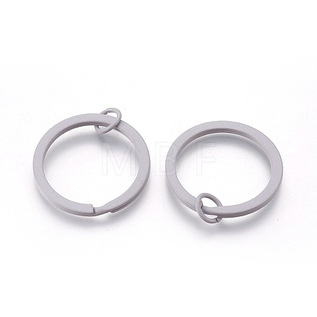 Spray Painted Iron Split Key Rings IFIN-L038-18-FF-1