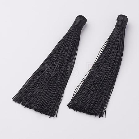 Nylon Tassels Big Pendant Decorations HJEW-G010-B10-1