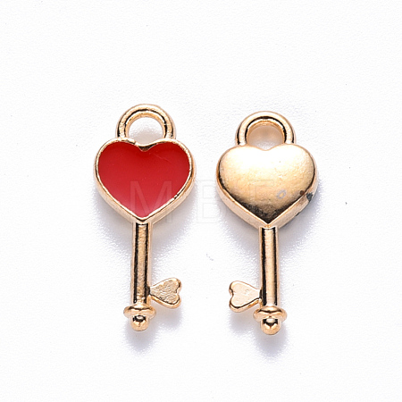 Alloy Enamel Pendants ENAM-S121-057C-1