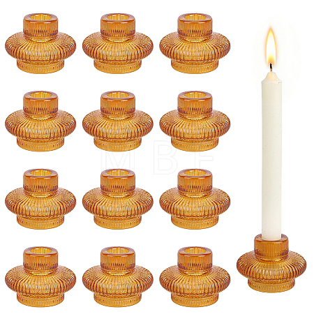 12Pcs Glass Candlesticks AJEW-WH0643-019-1