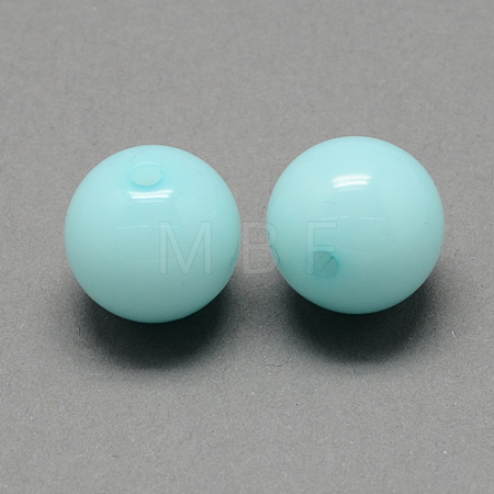 Imitation Jelly Acrylic Beads JACR-R001-8mm-07-1