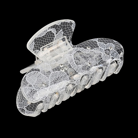 Acrylic Rhinestone Claw Hair Clips PHAR-K007-01A-1
