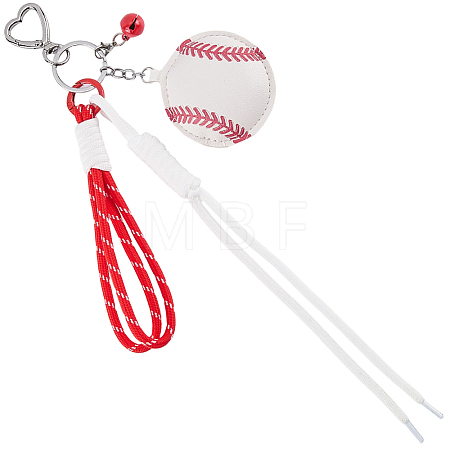 1Pc Sports ThemePU Leather Keychains KEYC-SP0001-67E-1