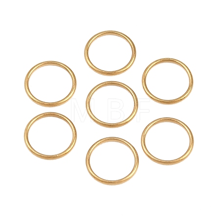 Ion Plating(IP) 304 Stainless Steel Closed Jump Rings STAS-G393-06G-09-1