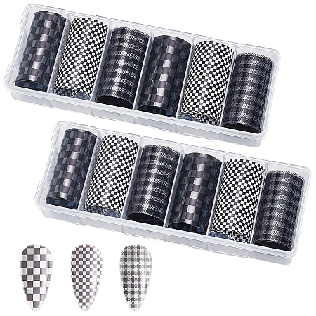 6 Rolls PET Nail Art Stickers MRMJ-SP0001-48-1