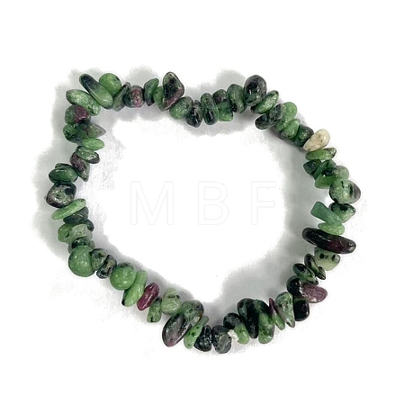 Natural Ruby in Zoisite Stretch Bracelets PW-WG56138-26-1