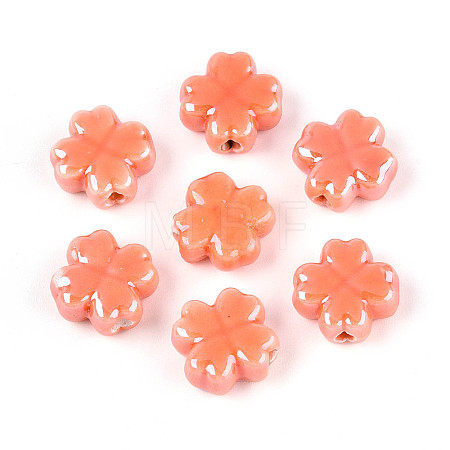 Handmade Porcelain Beads PORC-Z001-01R-01-1