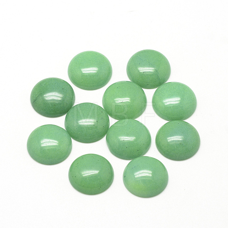 Natural White Jade Cabochons G-R416-12mm-05-1