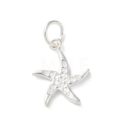925 Sterling Silver Sea Animal Starfish Charms STER-E071-02S-06-1