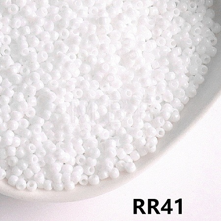 Opaque 11/0 Glass Seed Beads SEED-I013-2mm-RR41-1