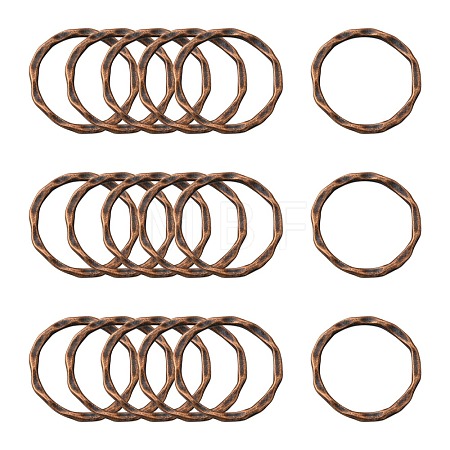 Tibetan Style Linking Rings PALLOY-A017-R-FF-1
