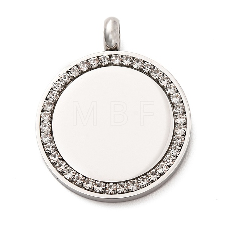 304 Stainless Steel Pendants STAS-F362-02P-1