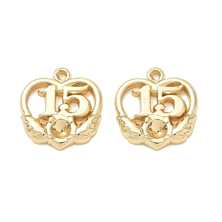 304 Stainless Steel Pendant Rhinestone Settings SA-CBA3037-23G-1