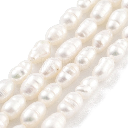 Natural Cultured Freshwater Pearl Beads Strands PEAR-P062-04C-1