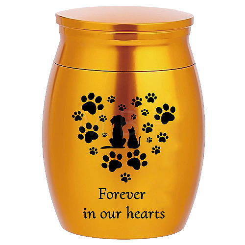 1Pc Alloy Cremation Urn AJEW-CN0001-69D-1