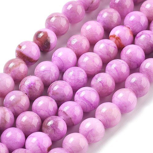 Natural Persian Jade Beads Strands G-A255-A02-02D-1