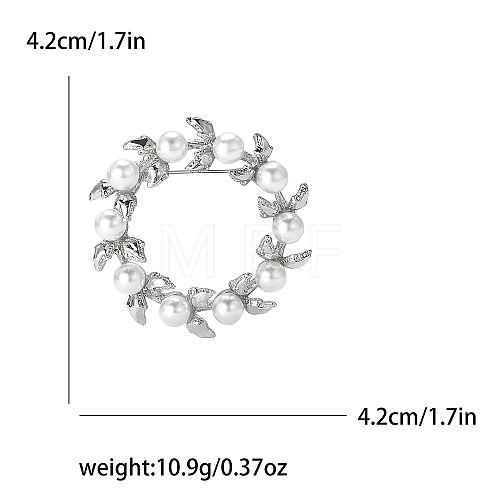 Alloy Rhinestone Brooch for Backpack Clothes PW-WGCBB86-02-1