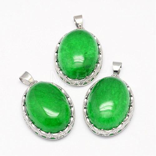 Natural Malaysia Jade Pendants G-D851-19-1