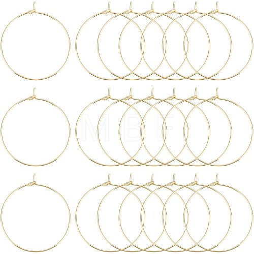 Unicraftale 304 Stainless Steel Hoop Earring Findings STAS-UN0003-98-1