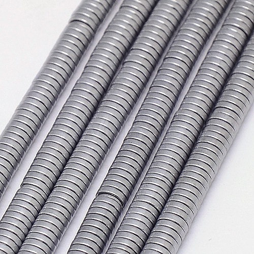 Electroplate Non-magnetic Synthetic Hematite Beads Strands G-J164B-2mm-04-1