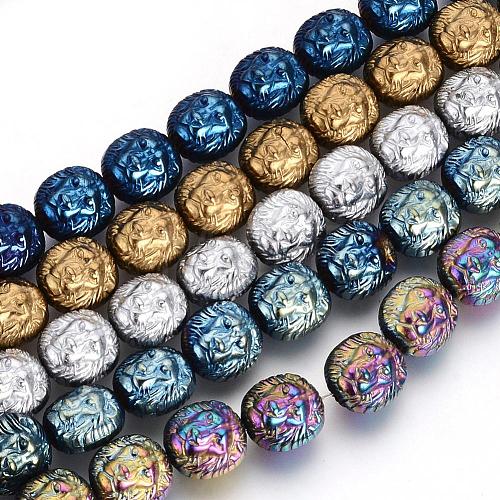 Electroplate Non-magnetic Synthetic Hematite Beads Strands G-Q486-68-1