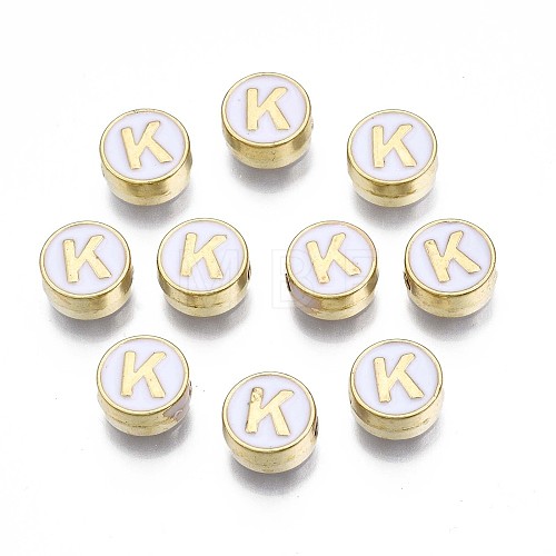 Alloy Enamel Beads X-ENAM-N052-006-01K-RS-1