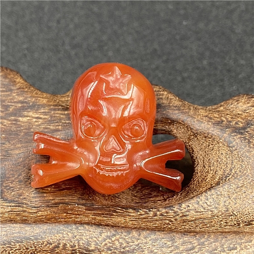 Natural Carnelian Carved Pendants PW-WGFD01B-01-1