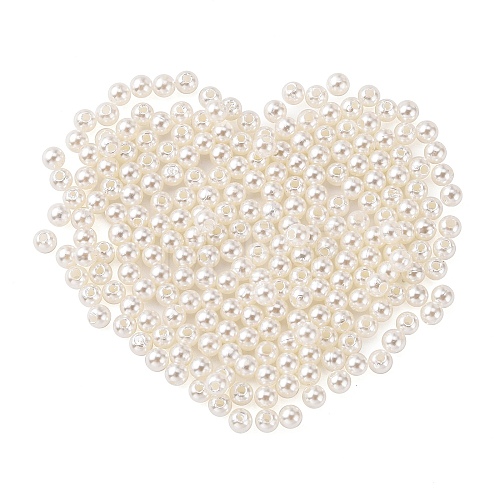 Imitation Pearl Acrylic Beads PL614-1-1