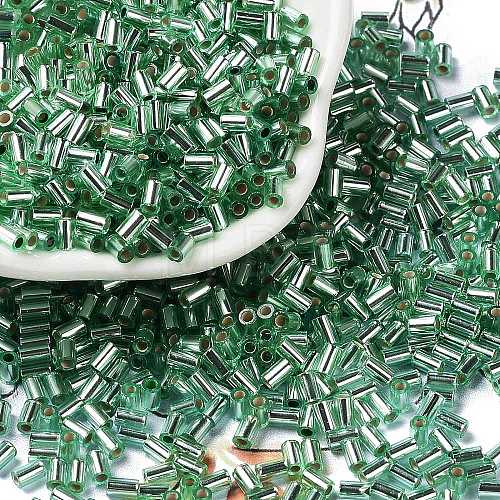 Baking Paint Glass Round Bugle Beads SEED-Z002-A-E02-1