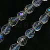 Electroplate Glass Bead Strands X-EGLA-E010-5x7mm-AB01-1