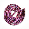 Baking Painted Glass Beads Strands DGLA-N003-4mm-B03-3