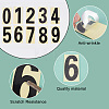 4 Sets 4 Colors PVC Self-adhesive Reflective Mailbox Stickers DIY-CN0002-26-6