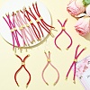 12Pcs 3 Colors Nylon Cords Bracelet Makings Fit for Connector Charms AJEW-YW0001-40A-2