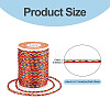 2 Rolls Multi-Color Decorative Nylon Twisted Cord NWIR-TADJ0001-04A-3