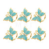 Butterfly Zinc Alloy Napkin Rings EL-TAC0001-10B-1