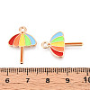 Beach Theme Alloy Enamel Pendants ENAM-T022-33H-3