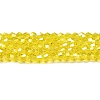 Transparent Electroplate Glass Beads Strands EGLA-A039-T4mm-B21-1