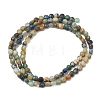 Natural Chrysocolla and Lapis Lazuli Beads Strands GG-CBA9631-D13-01-4