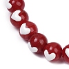 Round Handmade Lampwork Beads Strands LAMP-R004-01B-3