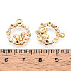 Brass Micro Pave Cubic Zirconia Pendants X1-KK-N263-78C-G-3