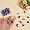 50Pcs Alloy Enamel Pendants ENAM-GA0001-24-3