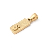 304 Stainless Steel Pendants LS-STAS-Z120-03S-G-2